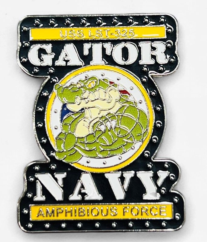 Pin Metal Gator Navy #13