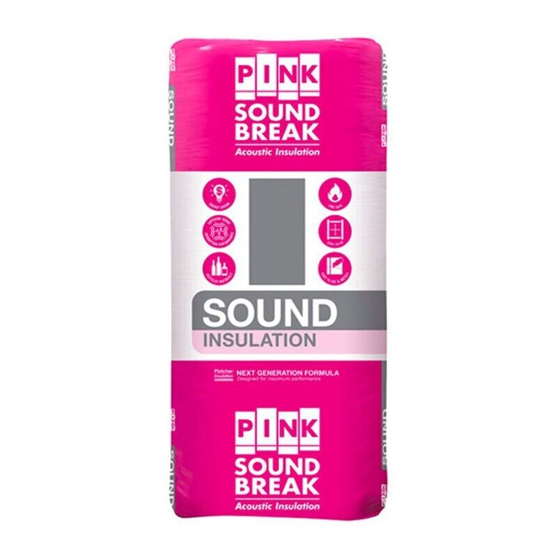Pink Soundbreak ® Acoustic Insulation R1.7 (1160x430x60mm - 12pk) 6.9m2