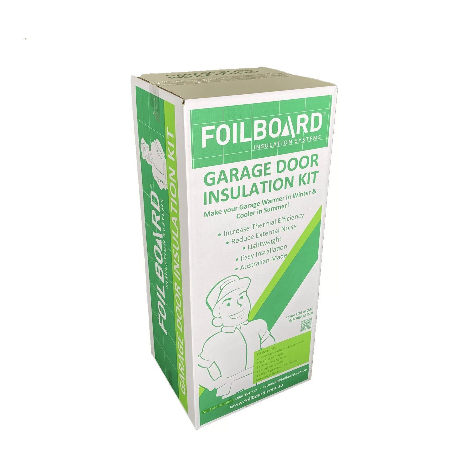 Foilboard Garage Door Insulation – DIY KIT