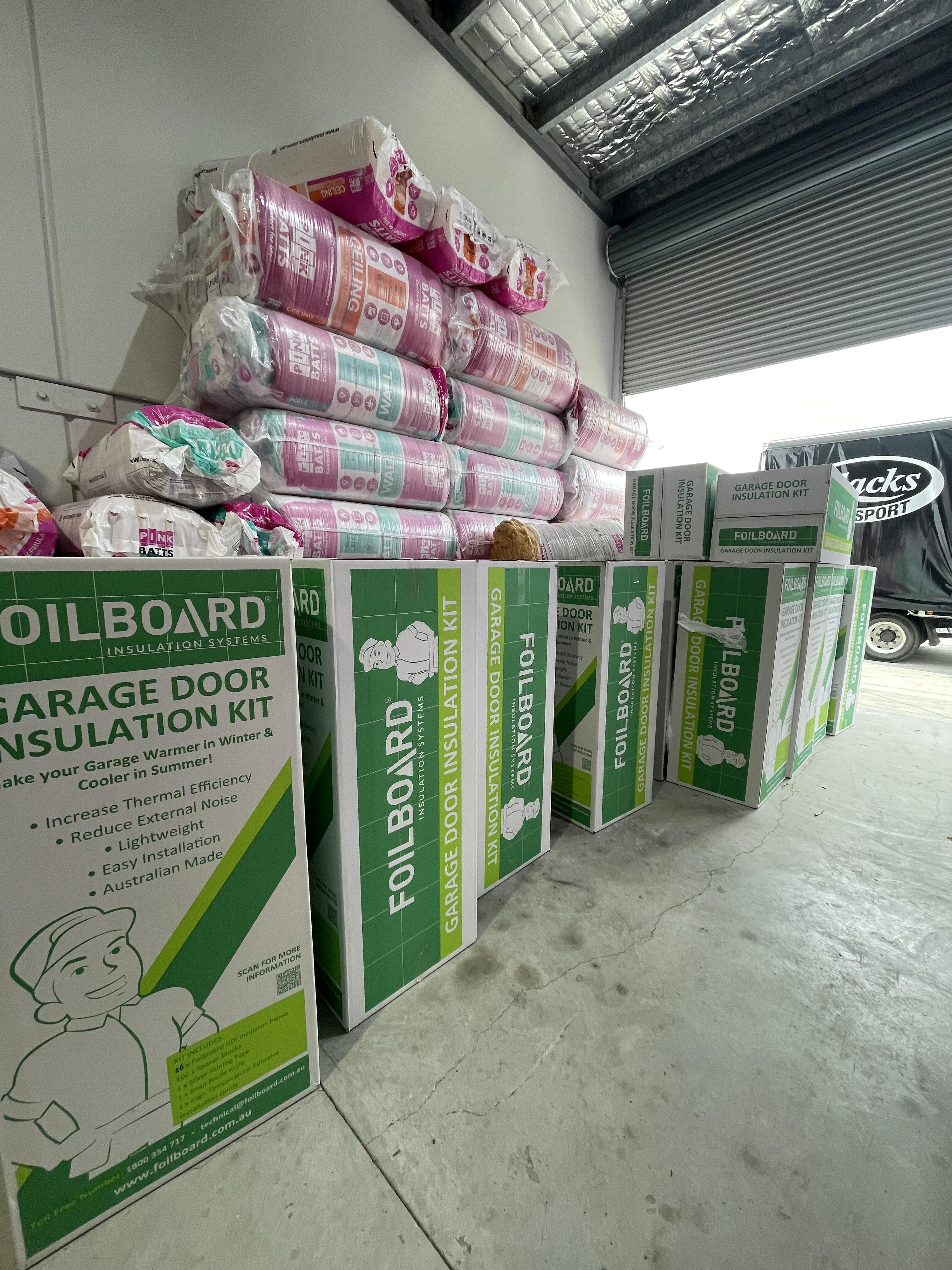 Foilboard Garage Door Insulation – DIY KIT