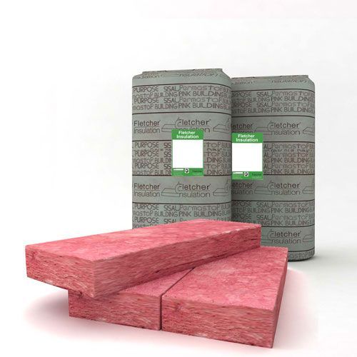 Fletcher Insulation Pink Partition 11KG R1.2 (1200x450x50mm - 32pk) 17.28m2