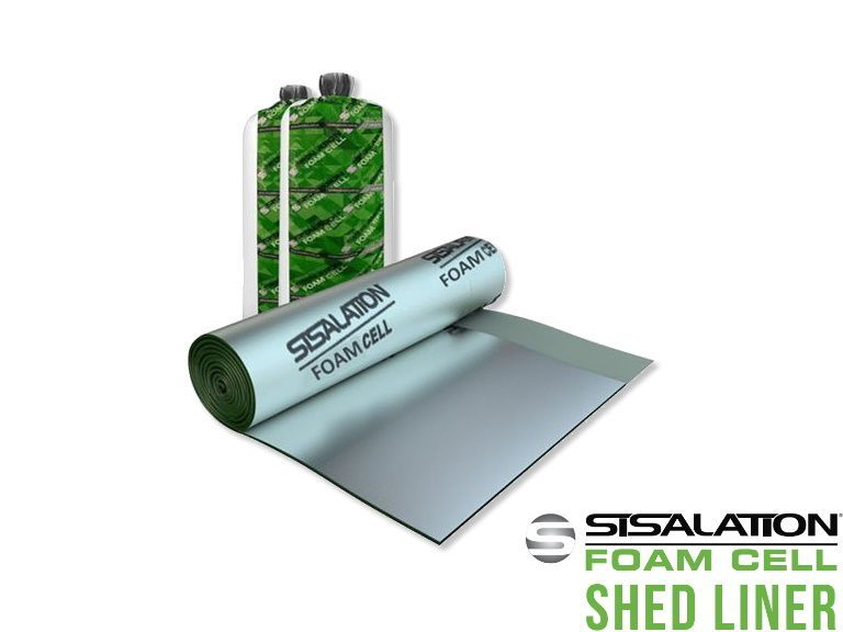 Fletcher Insulation Sisalation - Foam Cell Shed Liner (1350x33.44m) 45m2