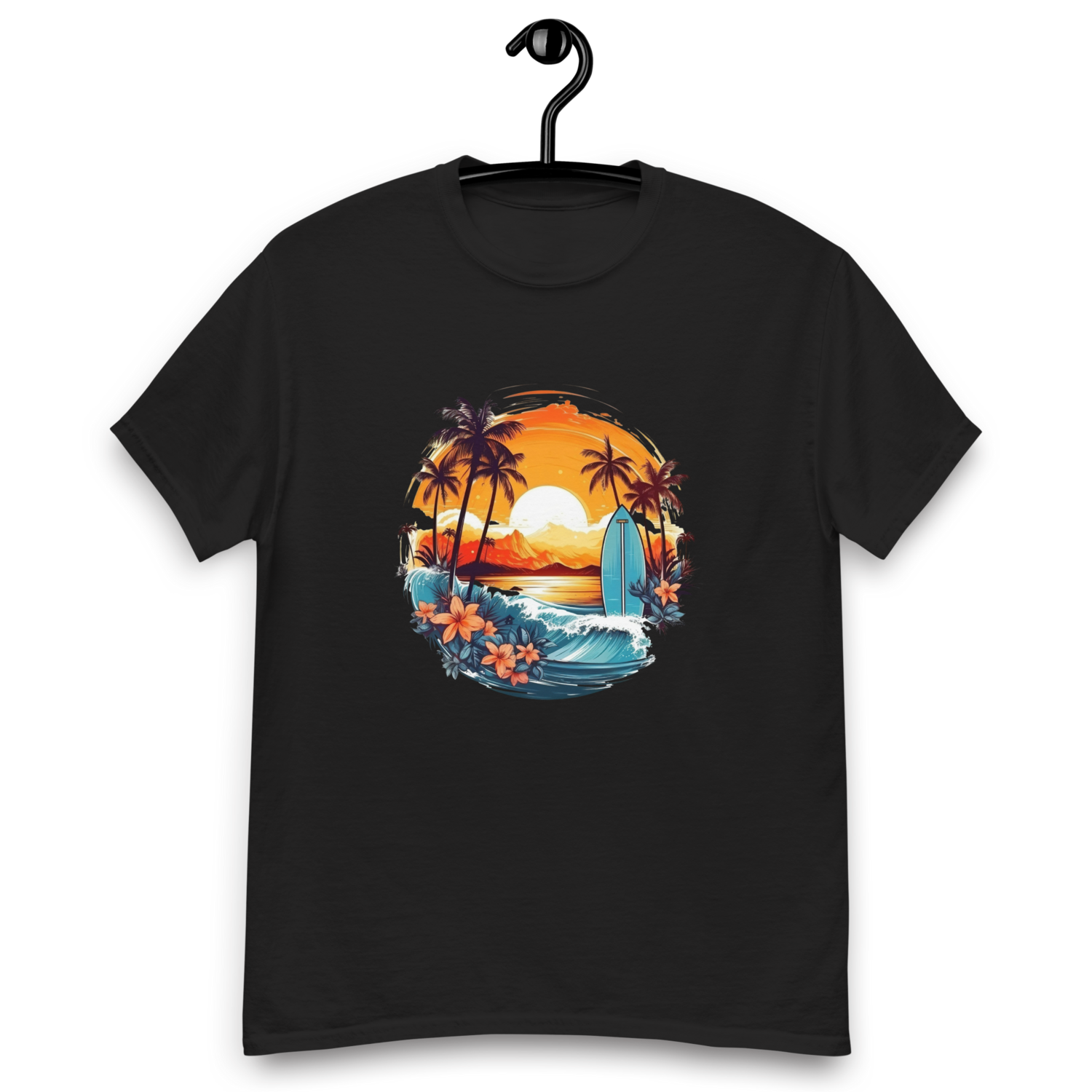 Sunset Surf Classic Unisex Tee