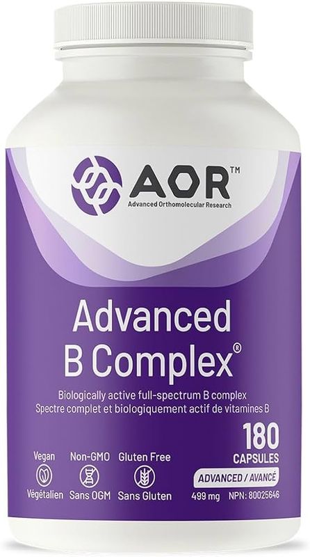Advanced B Complex 499mg - 180 Capsules