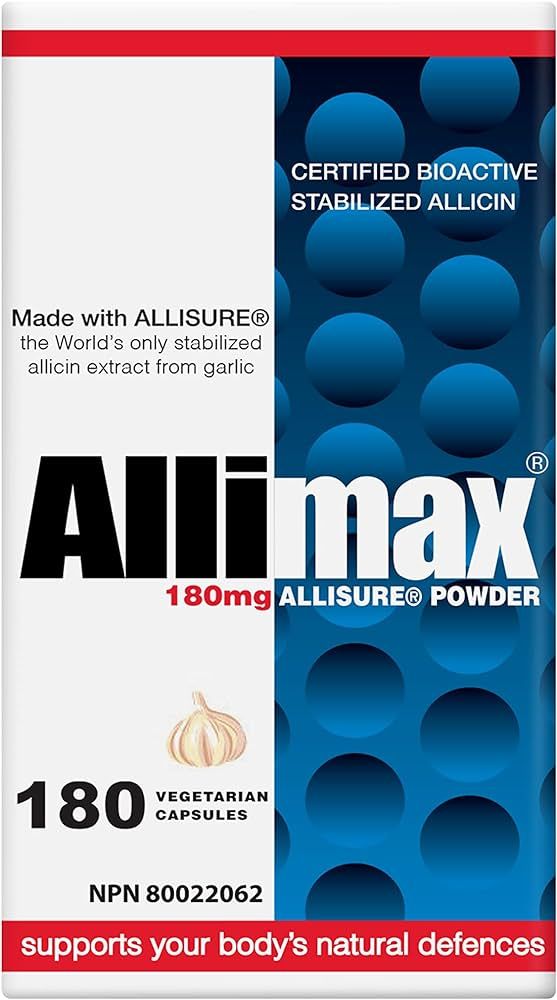 Allimax 180mg - 180 Capsules