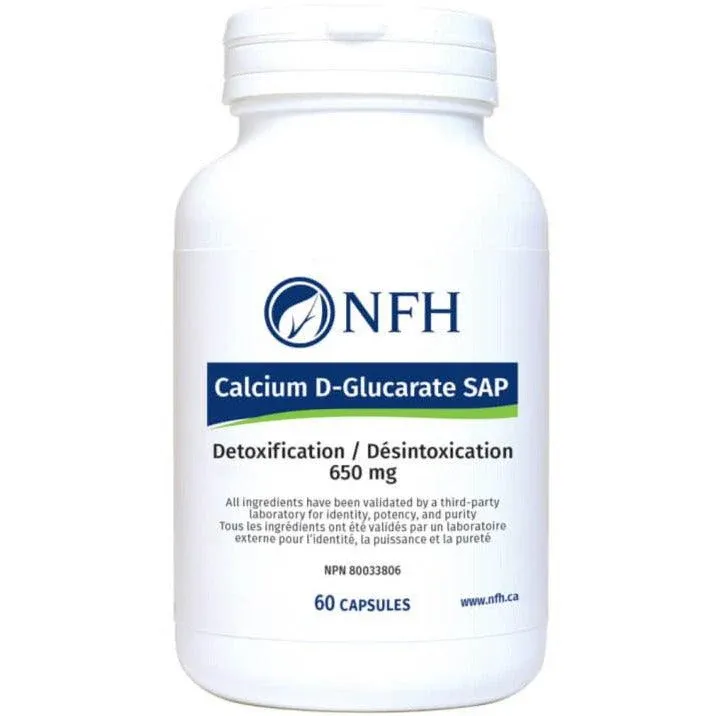 Calcium D-Glucarate SAP 650mg - 60 Capsules