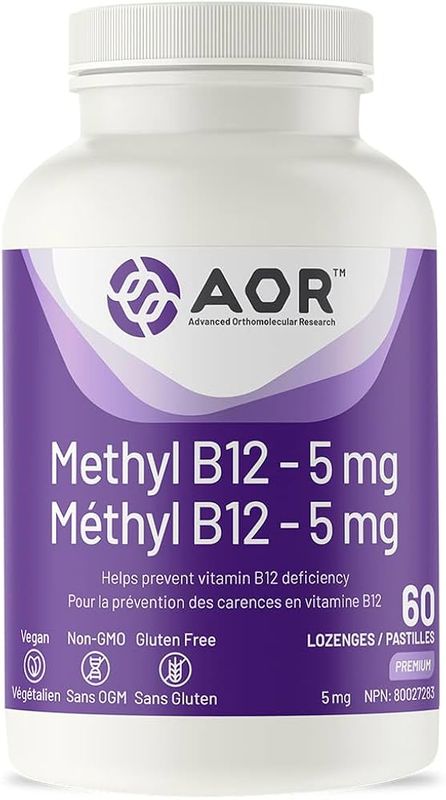 Methyl B12 5mg - 60 Lozenges