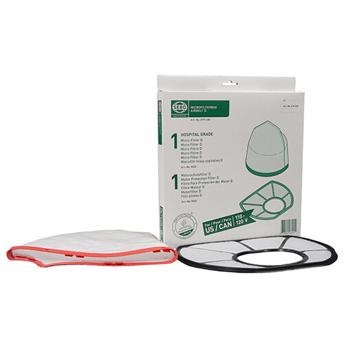 SEBO D-SERIES MICRO FILTER/EXHAUST FILTER SET(8191)