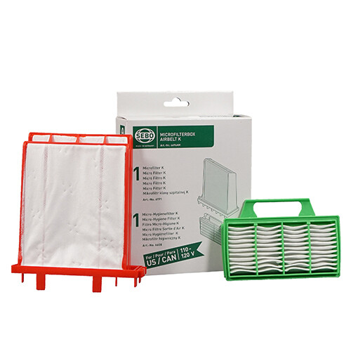 SEBO K SERIES MICRO-FILTER/EXHAUST FILTER SET