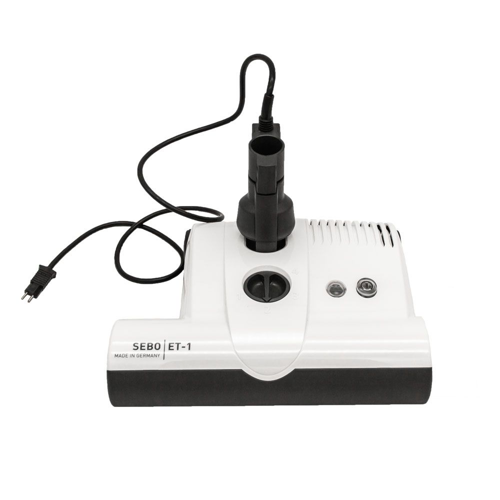 SEBO PH ET-1 F1 12&quot; WHITE W/ON/OFF W/LONG BLACK CORD (9942F1)