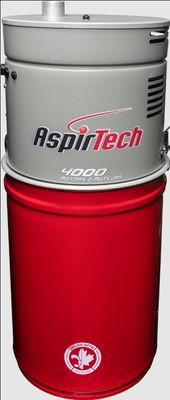 AspirTech Central Vacuum Cleaner Model 4000  Dual Motor 240V