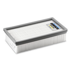 Karcher Wet &amp; Dry flat pleated filter, PES fibre material with PTFE coating, blue label