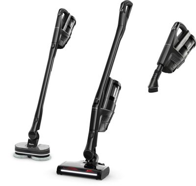 Patented 3-in-1 modular PowerUnit transformation showing Comfort, Reach, and Compact handheld modes