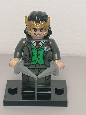 Loki minifigure from Marvel Thor Deluxe Version From Serie