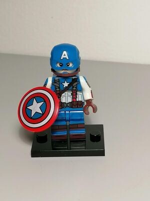 Captain America Minifigure From Marvel Comics