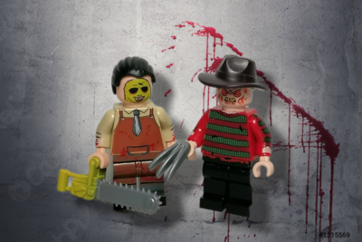 Horrors Minifigure and Zombie