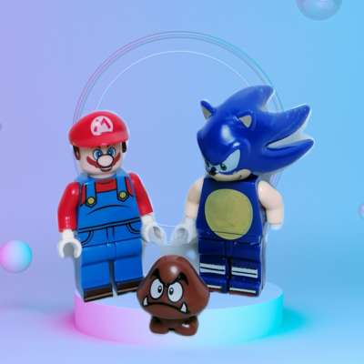 Video Game Minifigure and Kit