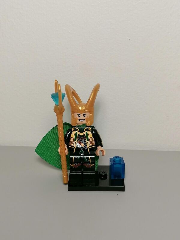 Loki minifigure from Marvel comics