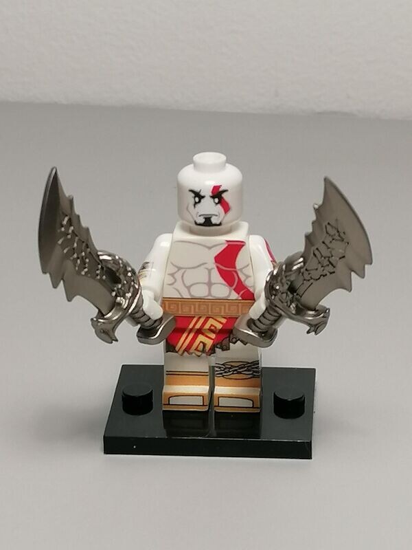 Kratos minifigure from God of war