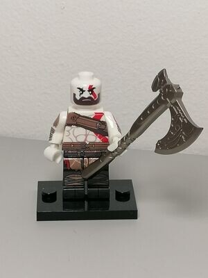 Kratos minifigure from God of war