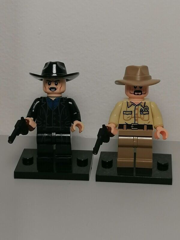 Cow Boy minifigure lot For Western Diorama