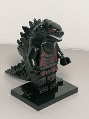 Godzilla minifigure horror movie Mechanical Black Version