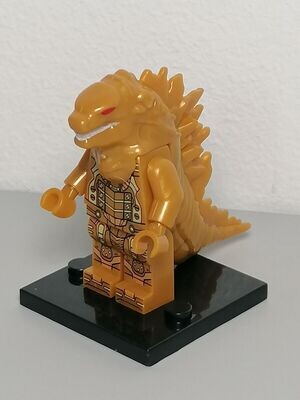 Godzilla minifigure horror movie Mechanical Golden Version