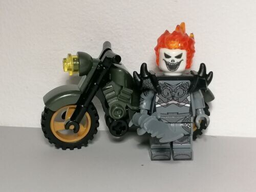 Ghost Rider minifigure from Marvel version Medieval look