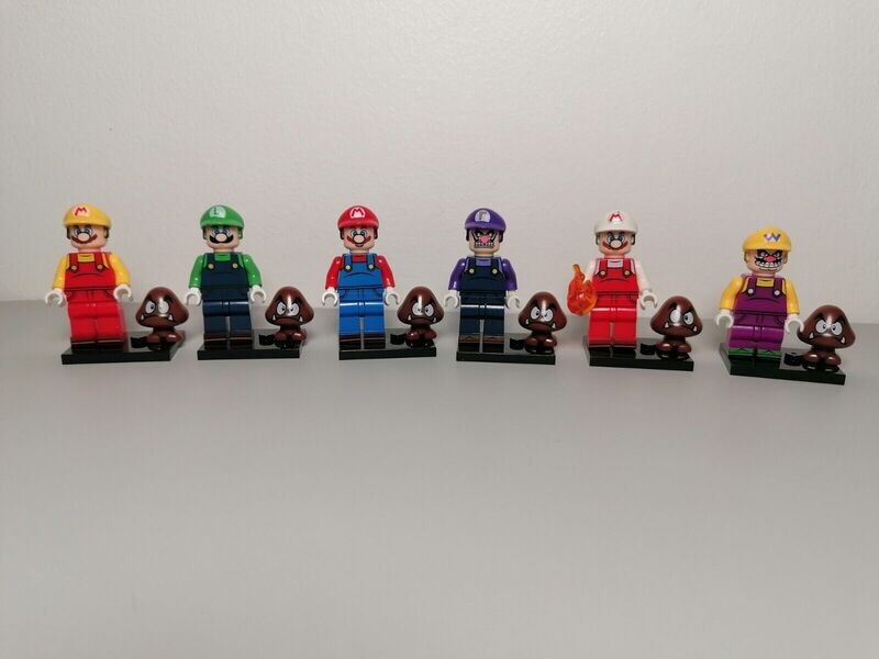 Mario Bros minifigure lot from Nintendo video game