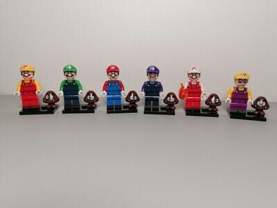 Mario Bros minifigure lot from Nintendo video game