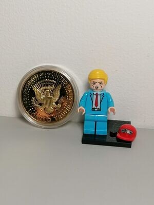 Trump minifigure Potu With Coin
