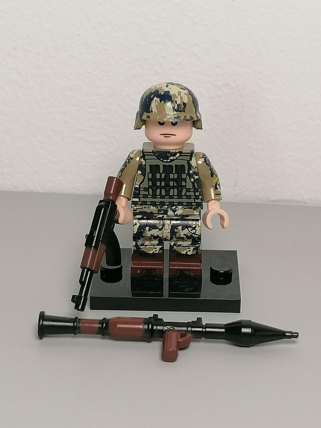 Ukrainian soldier minifigure