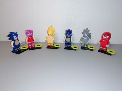 Sonic minifigure lot from Sega