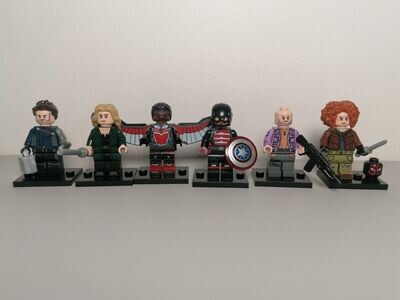Captain America Team Minifigure Lot