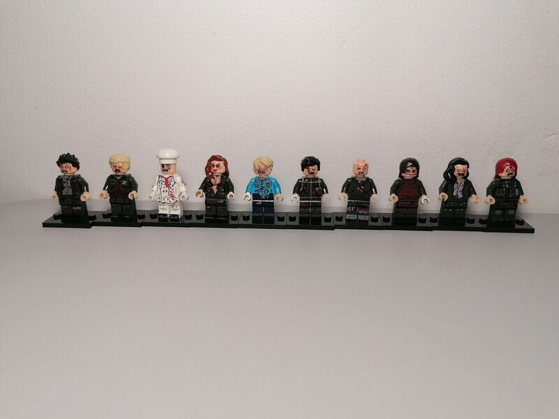 Zombie minifigurine lot