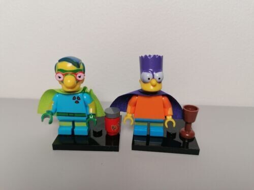 Bart Simpsons And Milhouse minifigure Marvel Version