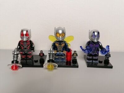 Ant-Man and The Mini Team minifigure from Marvel Deluxe Edition