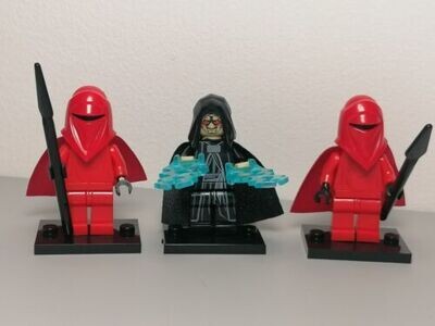 Star Wars Dark Sidious minifigure with guard