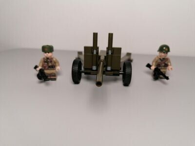 WW2 Russian canon with minifigures