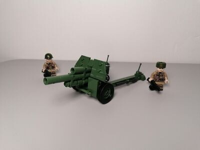 WW2 Russian canon with minifigures