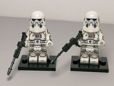 Star Wars Imperial Snow trooper Mac quarie minifigure lot of 2