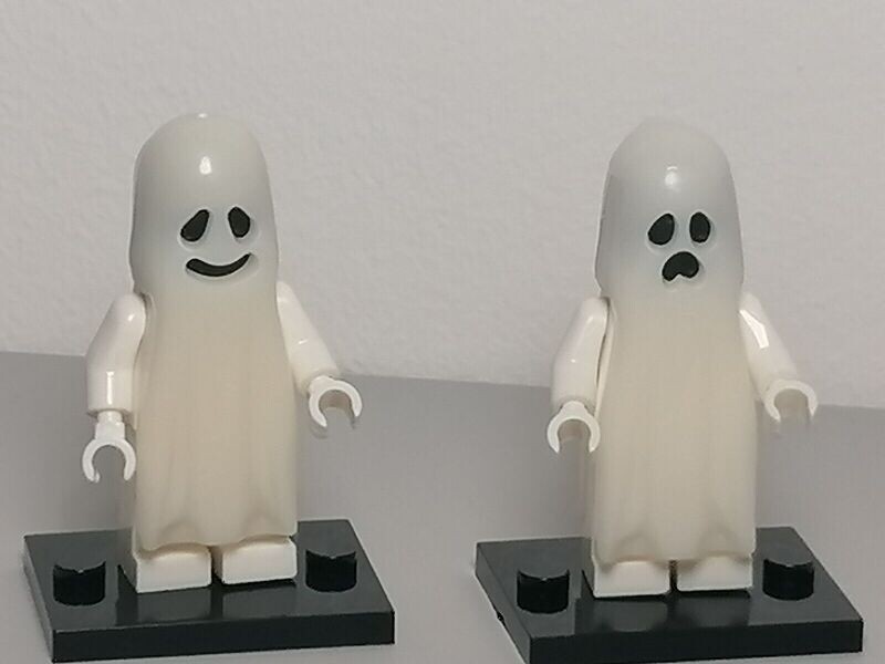 Ghost minifigure Lot glow in the dark