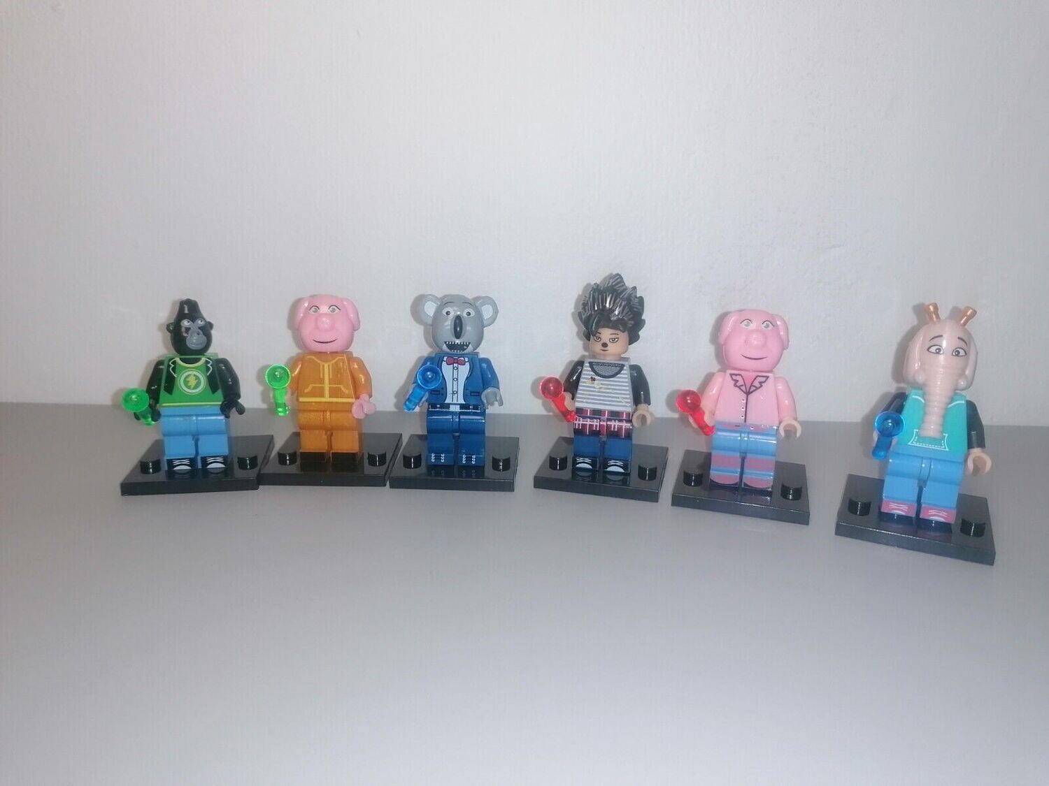Sing anime minifigure lot tous en scène