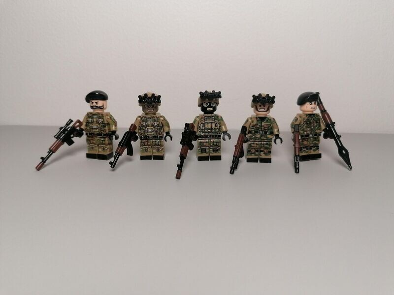 Russian soldier minifigure lot