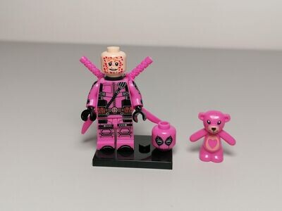 Deadpool minifigure from Marvel Pink version