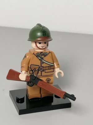 WW2 French soldier minifigure