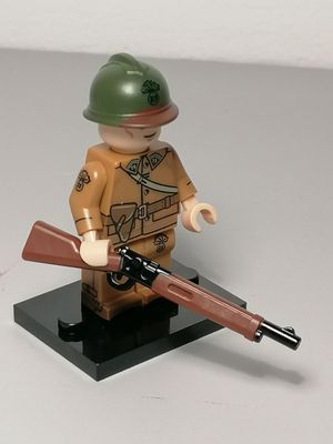 WW2 French soldier minifigure infantery regiment
