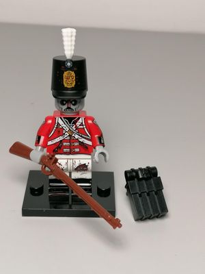 Napoleonic UK Zombie soldier minifigure