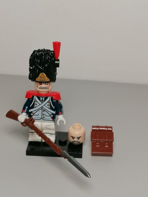 Napoleonic French dead  soldier minifigure