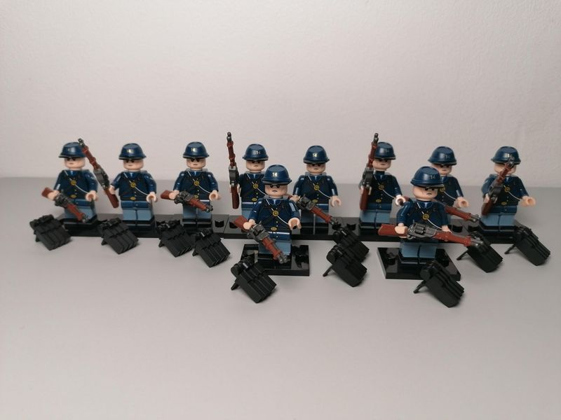 Union soldier minifigure lot from civil war